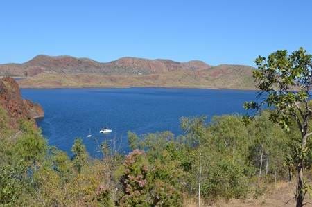 Lake Argyle, created by the dam wall